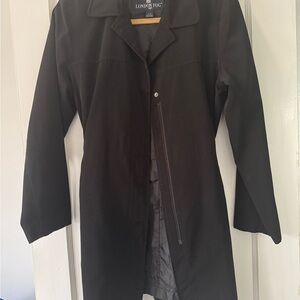 London Fog Classic Black Coat
